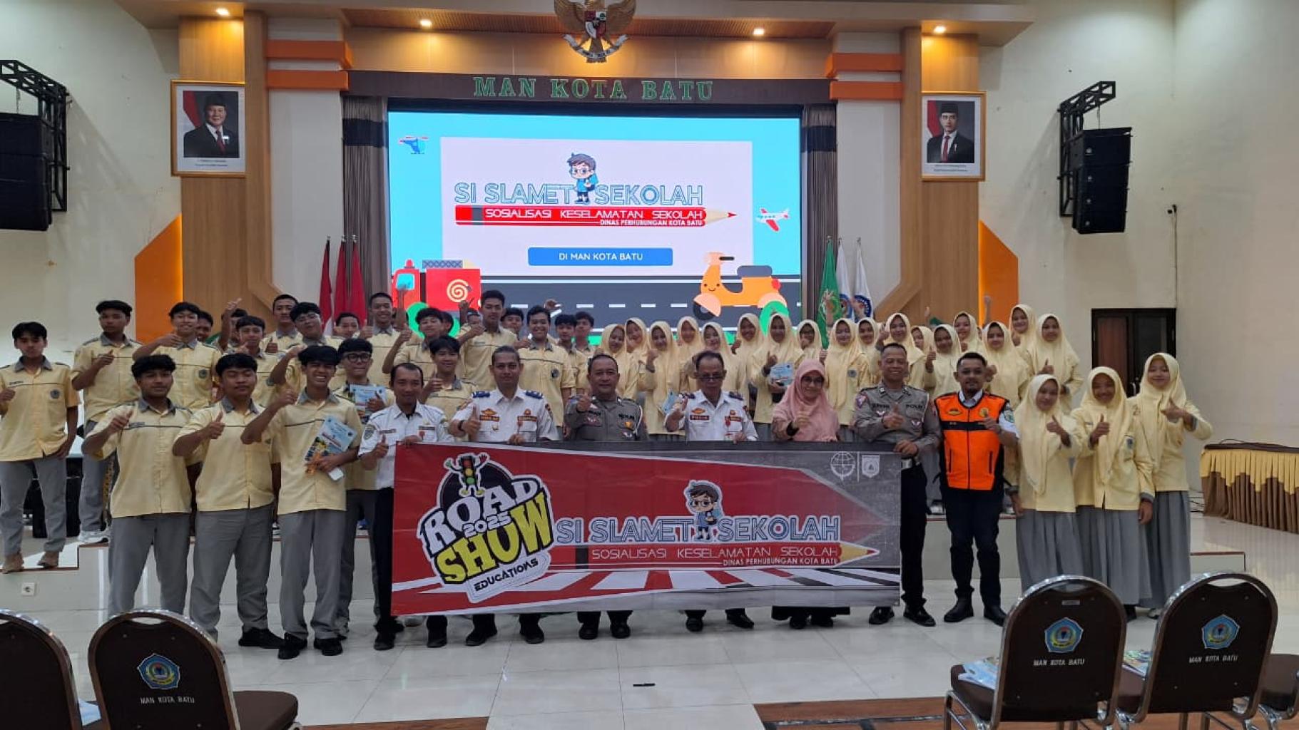 Siswa MAN Kota Batu Sadar Akan “Kecelakaan Berawal Dari Pelanggaran, Sayangi Diri Anda”