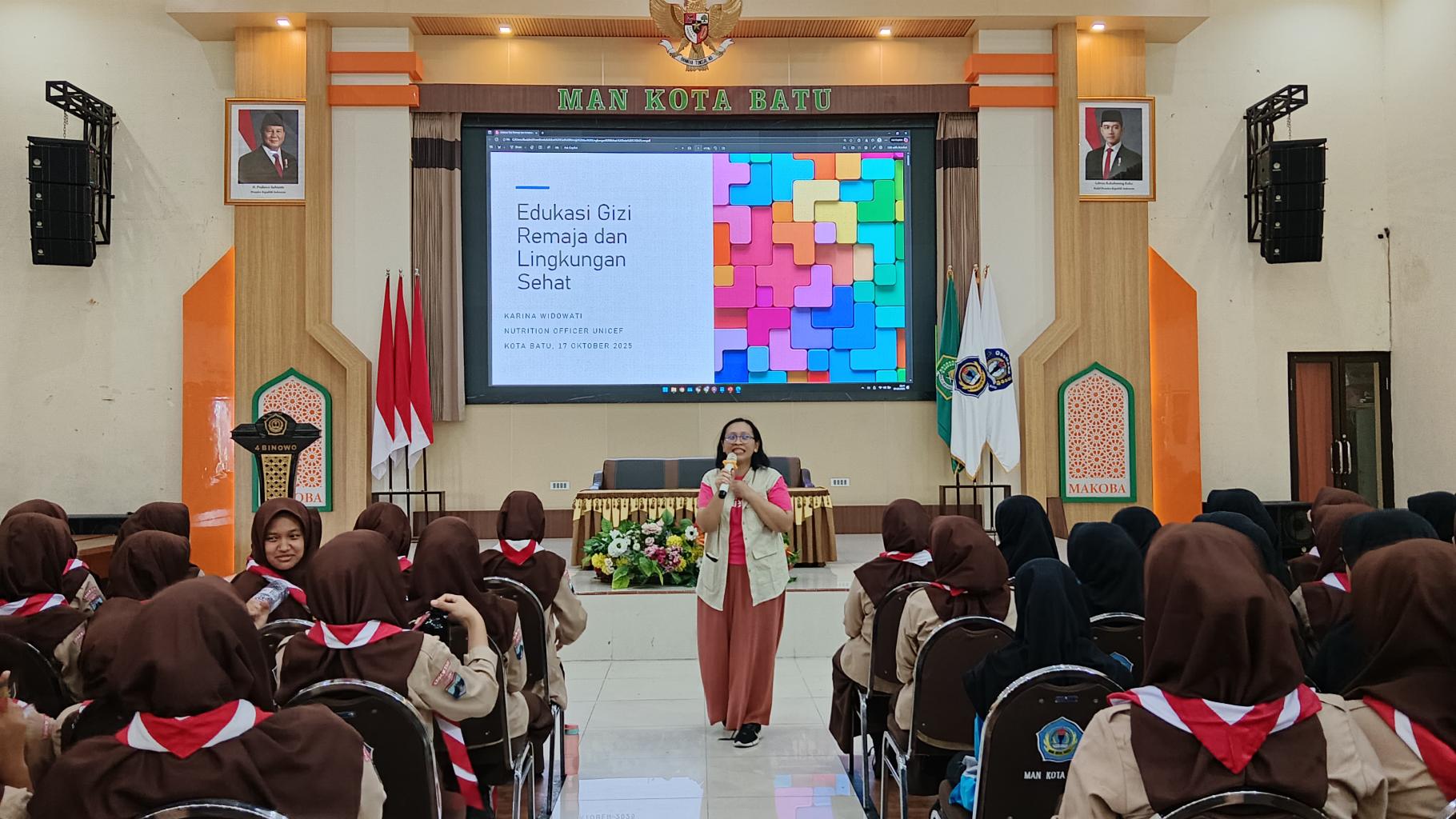 Hadirkan Pakar Gizi dari Unicef, MAN Kota Batu Serius Wujudkan Sekolah Bebas Anemia dengan Aksi Bergizi
