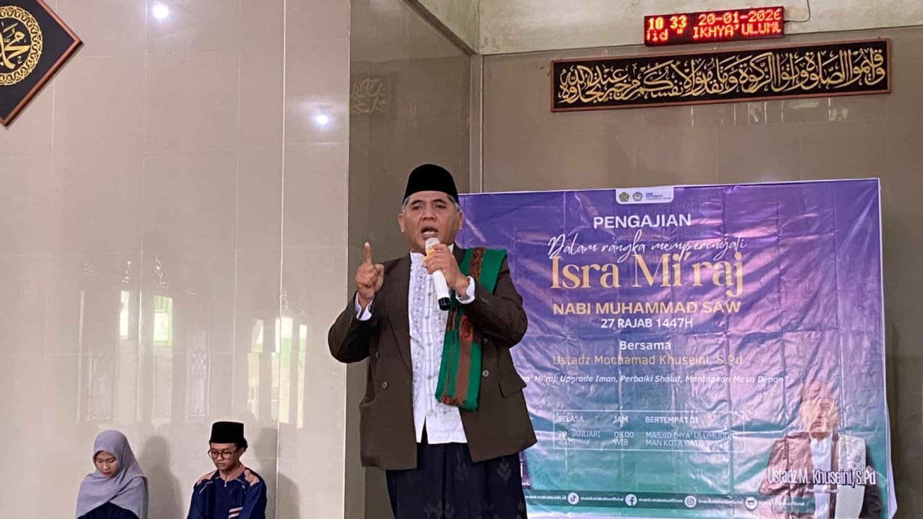 Peringati Isra’ Mi’raj, MAN Kota Batu Perkuat Kesadaran Shalat Peserta Didik