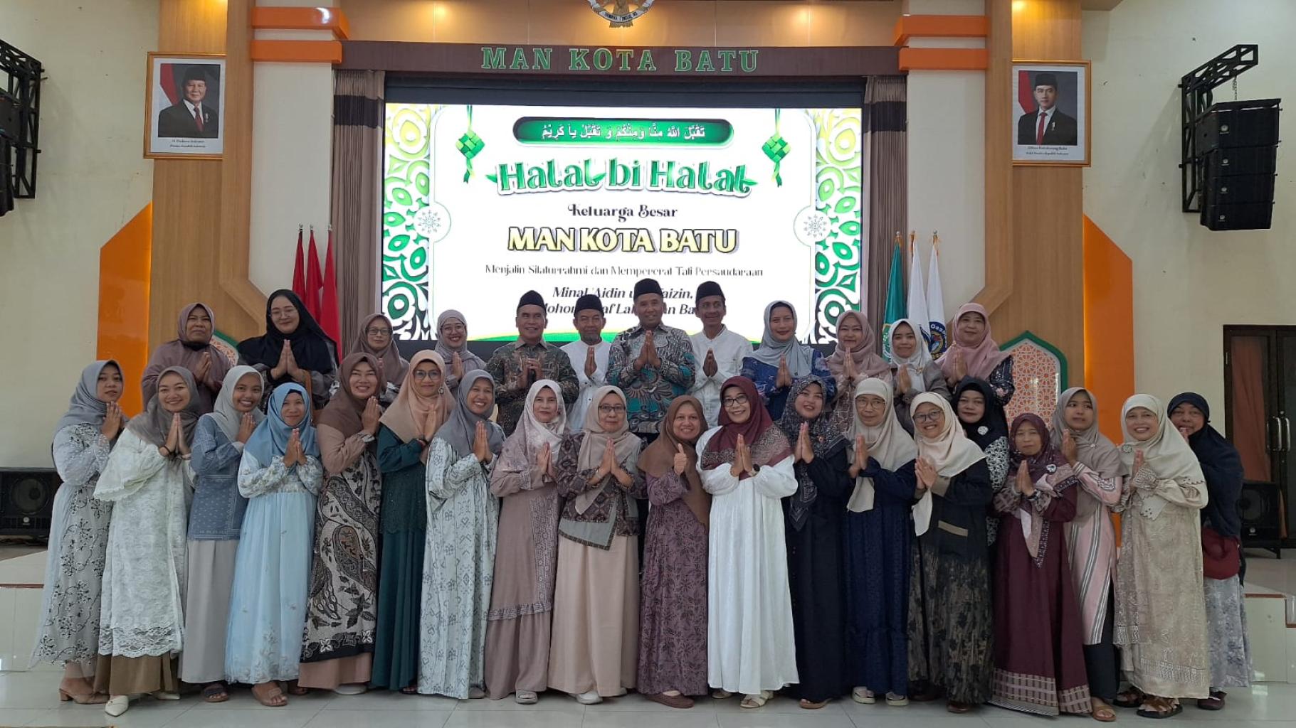 Halal Bihalal Keluarga Besar MAN Kota Batu: Perkuat Silaturahmi, Wujudkan Generasi Unggul untuk Kota Batu