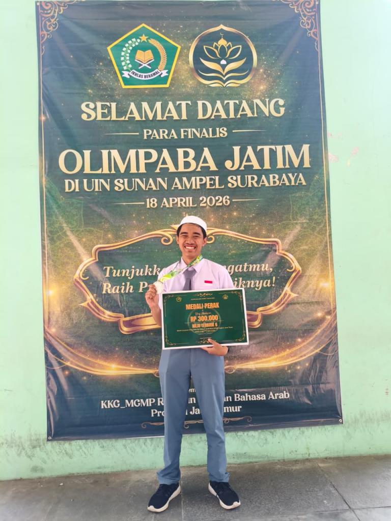 Dari Sekolah ke Panggung Provinsi: Afif Raih Perak, Delegasi MAN Kota Batu Bersinar di Grand Final OLIMPABA Jatim 2026